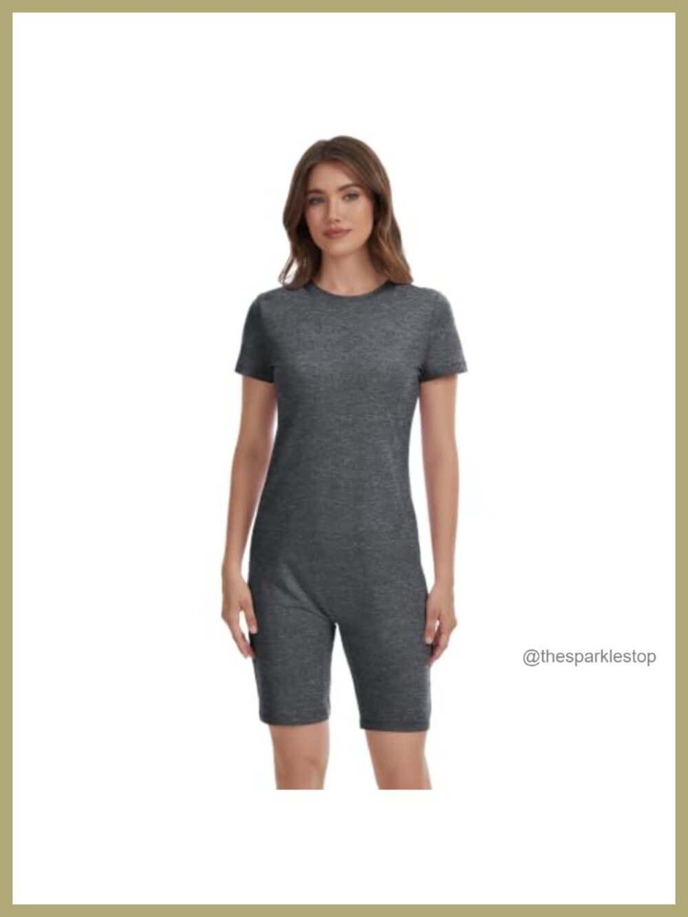 Adaptive Back-Zip Short Sleeve Romper Anti-Strip Caregiver Jumpsuit